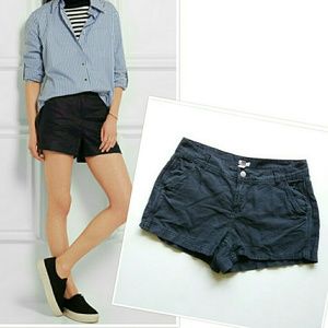 J. Crew Shorts - J Crew Linen Blend Charcoal Black Chino Shorts NWT J. Crew Shorts - J Crew Linen Blend Charcoal Black Chino Shorts NWT